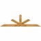 Ekena Millwork Saratoga Rough Sawn Timber Gable Bracket, Western Red Cedar, 72"W x 21"H x 4"D x 4"F, 7/12 Pitch GBW072X21X0404SAR00RWR - alternate 1